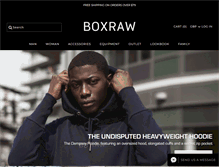 Tablet Screenshot of boxraw.com